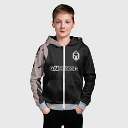 Толстовка на молнии детская Gaimin Gladiators Splash, цвет: 3D-меланж — фото 2