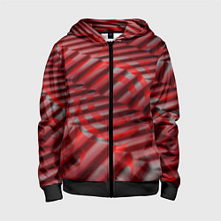 Детская толстовка на молнии Горящие плитки