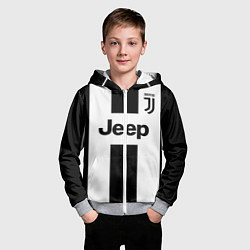 Толстовка на молнии детская Juventus collection, цвет: 3D-меланж — фото 2