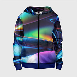 Детская толстовка на молнии Голографический материал