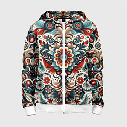 Детская толстовка на молнии Словенский паттерн