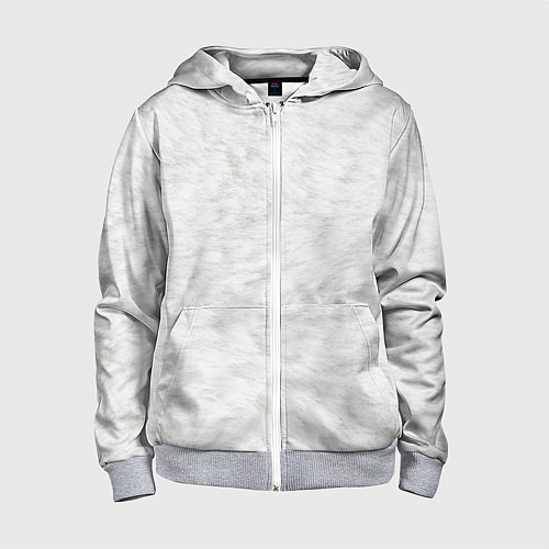 Детская толстовка на молнии Овечья шкура / 3D-Меланж – фото 1