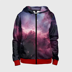 Детская толстовка на молнии Абстрактный космос фантастика