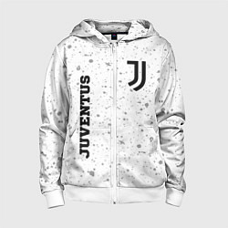 Детская толстовка на молнии Juventus sport на светлом фоне вертикально