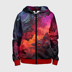 Детская толстовка на молнии Яркий абстрактный путь