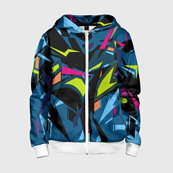 Детская толстовка на молнии Настоящая абстракция