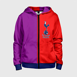 Толстовка на молнии детская Tottenham fc geometry, цвет: 3D-синий