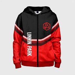 Детская толстовка на молнии Linkin park geometry line steel