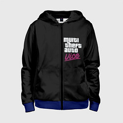 Детская толстовка на молнии GTA vice city game