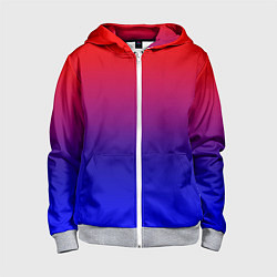 Детская толстовка на молнии Битва градиентов