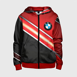 Детская толстовка на молнии BMW geometry steel