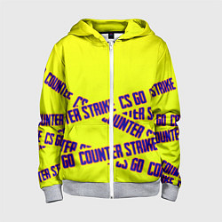 Детская толстовка на молнии Counter strike game