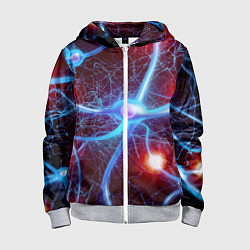 Детская толстовка на молнии Нейронная сеть - аксоны