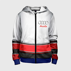 Детская толстовка на молнии AUDI auto car