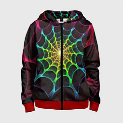 Детская толстовка на молнии Психоделика текстура фрактал