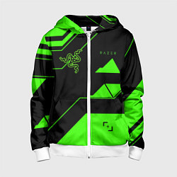 Детская толстовка на молнии Razer geometry game