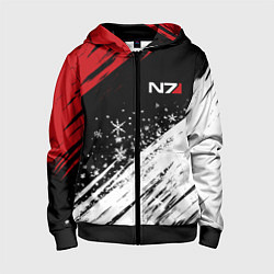 Детская толстовка на молнии Mass Effect - Merry Christmas