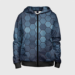 Детская толстовка на молнии Максимум брони киберпанк