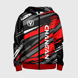 Детская толстовка на молнии Changan - Red sport