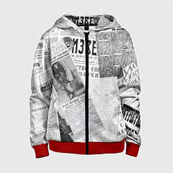 Детская толстовка на молнии Izvestiya