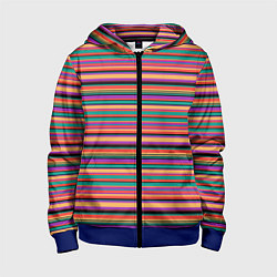 Детская толстовка на молнии Разноцветье