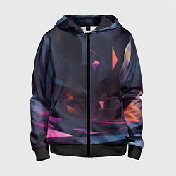 Детская толстовка на молнии Абстрактный вихрь