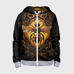 Детская толстовка на молнии Золотая пчела