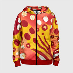 Детская толстовка на молнии Африканский паттерн