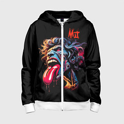 Детская толстовка на молнии Mick Jagger - Rolling Stones