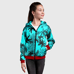 Толстовка на молнии детская GTA костюм Томми, цвет: 3D-красный — фото 2