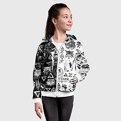 Толстовка на молнии детская Monster energy логотипы игр, цвет: 3D-белый — фото 2