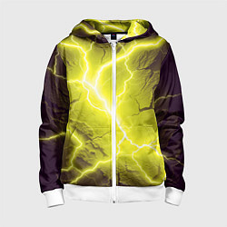 Детская толстовка на молнии Color yellow black