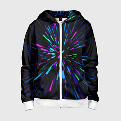 Детская толстовка на молнии Neon rods