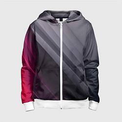 Детская толстовка на молнии Color black grey