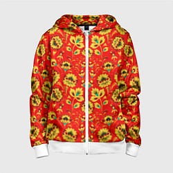 Детская толстовка на молнии Традиционный русский узор