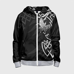 Детская толстовка на молнии Верные спутники Одина