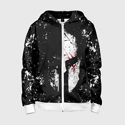 Толстовка на молнии детская Sparta, цвет: 3D-белый