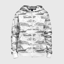 Детская толстовка на молнии Корабли на Неве