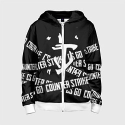 Детская толстовка на молнии Doom x counter strike