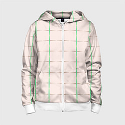 Детская толстовка на молнии Color white stripes