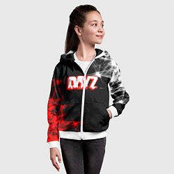 Толстовка на молнии детская Dayz световые краски, цвет: 3D-белый — фото 2