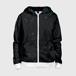 Толстовка на молнии детская Color dark blue khaki, цвет: 3D-белый