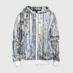 Детская толстовка на молнии Новогодний дождик