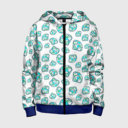 Детская толстовка на молнии Бриллианты