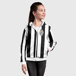 Толстовка на молнии детская Juventus: Pirlo, цвет: 3D-белый — фото 2
