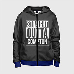 Детская толстовка на молнии Straight Outta Compton