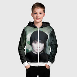 Толстовка на молнии детская Zemfira, цвет: 3D-белый — фото 2