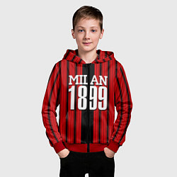 Толстовка на молнии детская Milan 1899, цвет: 3D-красный — фото 2