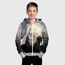 Толстовка на молнии детская B.A.P, цвет: 3D-меланж — фото 2