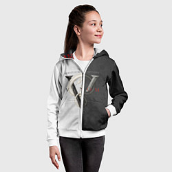 Толстовка на молнии детская BFMV: Venom Duo, цвет: 3D-белый — фото 2